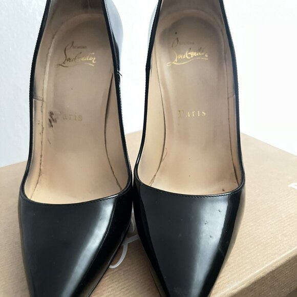Christian Louboutin so Kate 120 Black Patent Pumps/heels - Picture 3 of 7